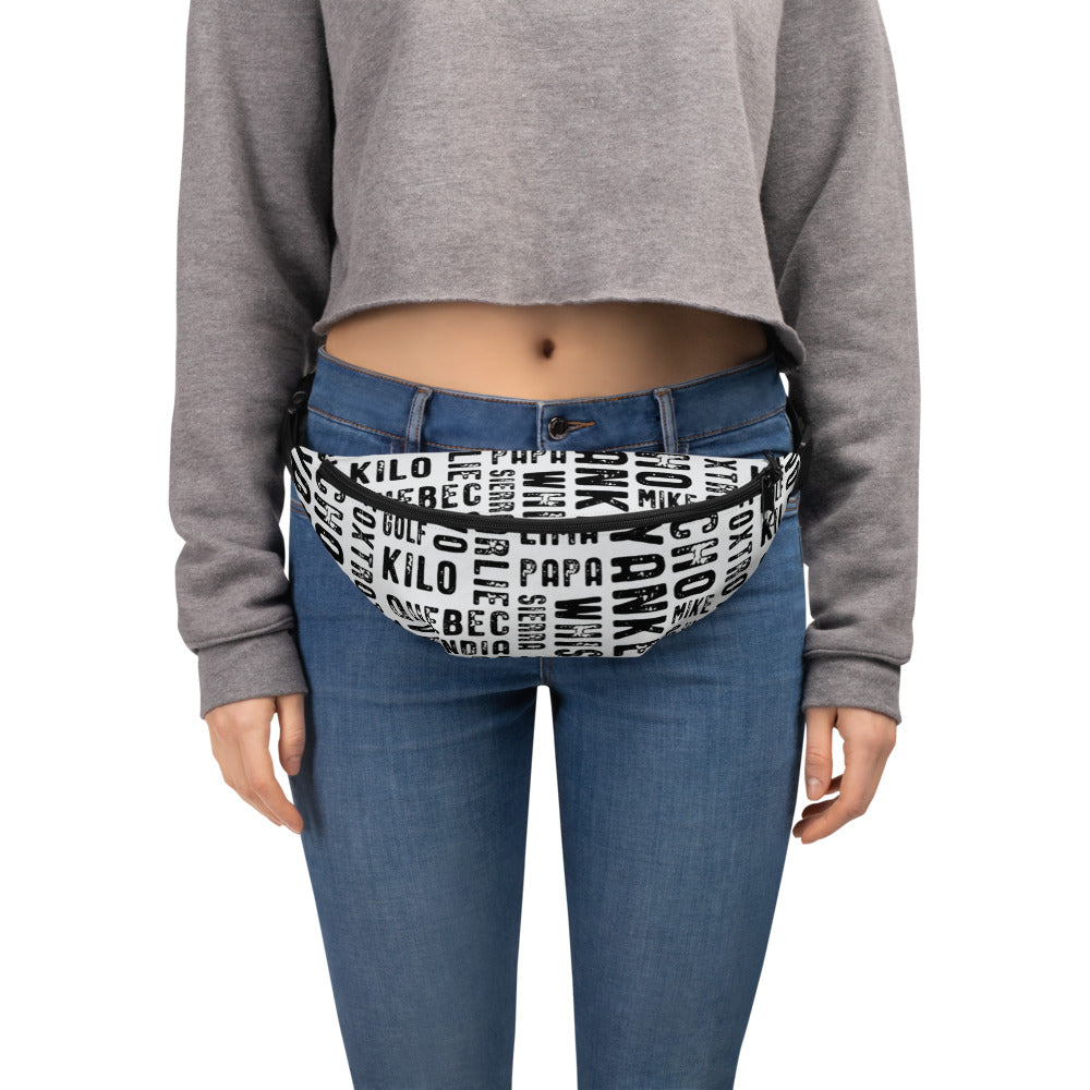Phonetic Alphabet Fanny Pack