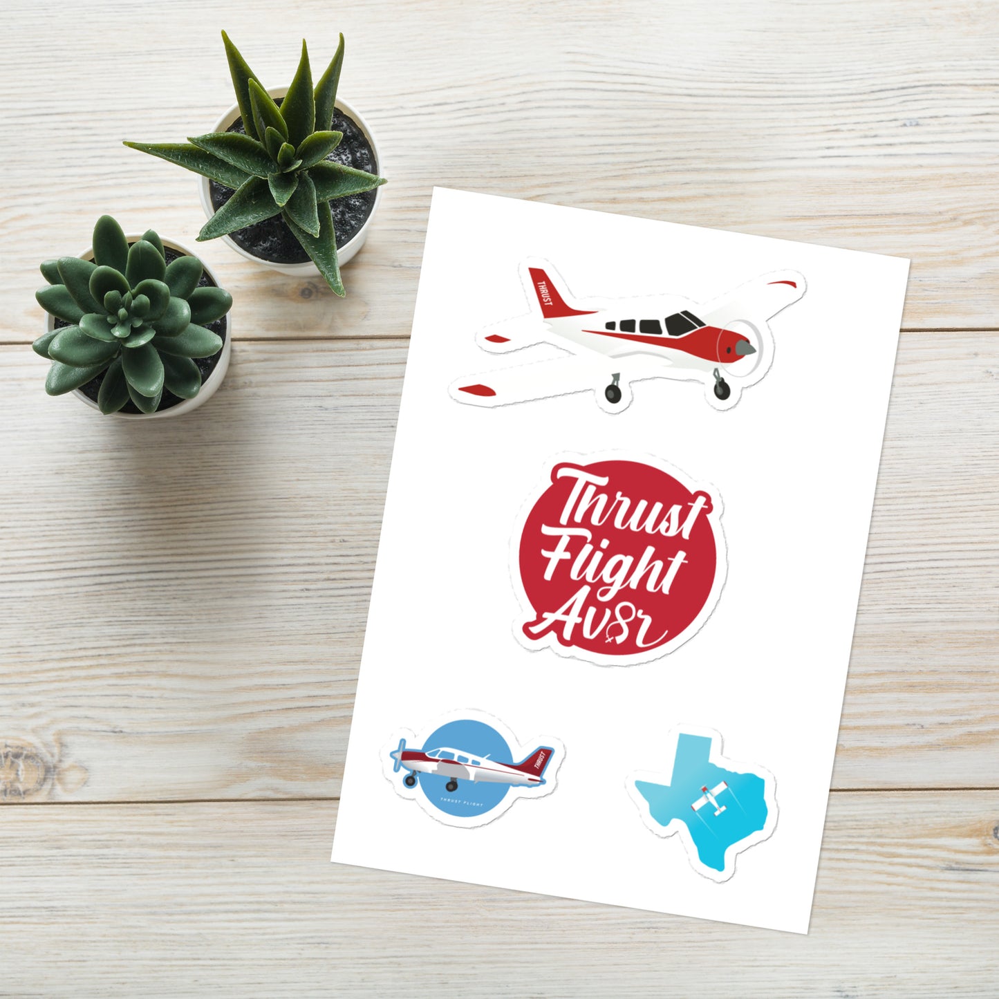 Thrust Flight Sticker sheet